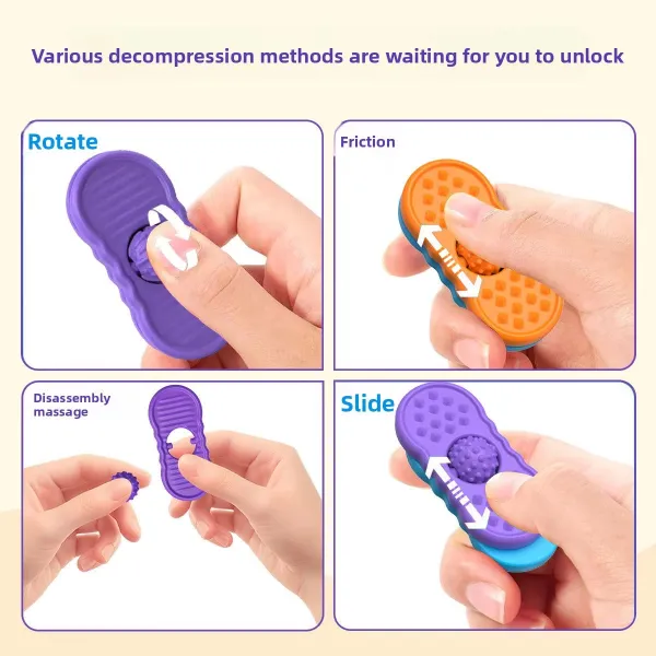 2026 New Popular Decompression Toys Fidget Slider Worry Stone Stress Relief Sensory Autism Products